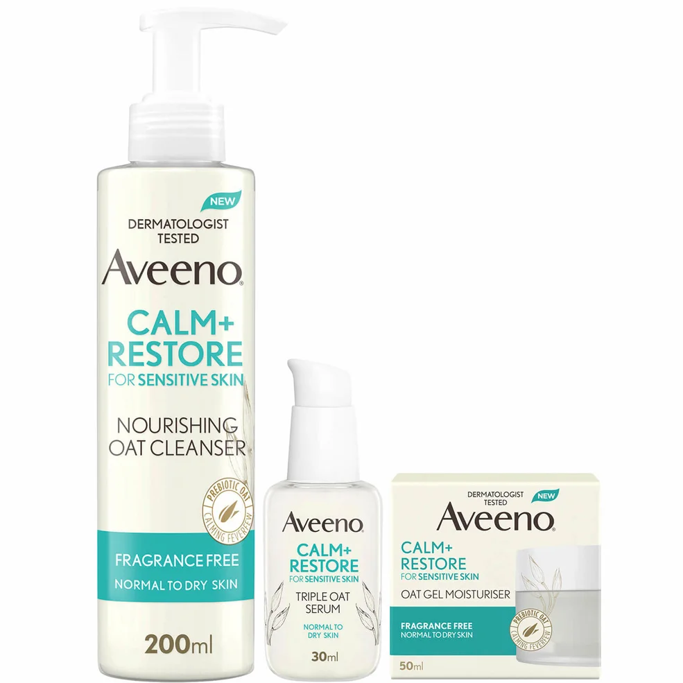 Aveeno Face 3-Step Routine Bundle for Sensitive Skin Afbeelding 1