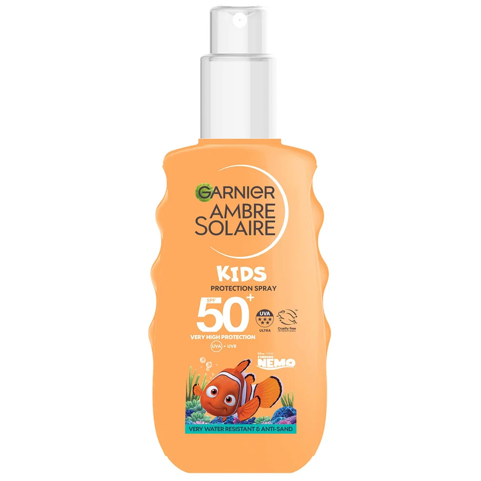 Garnier Ambre Solaire Kids' SPF50+ Water- en Zandbestendige Zonnebrandspray 150 ml Afbeelding 1