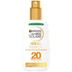 Garnier Ambre Solaire Ideal Bronze Protective SPF20 Sun Cream Spray 200ml