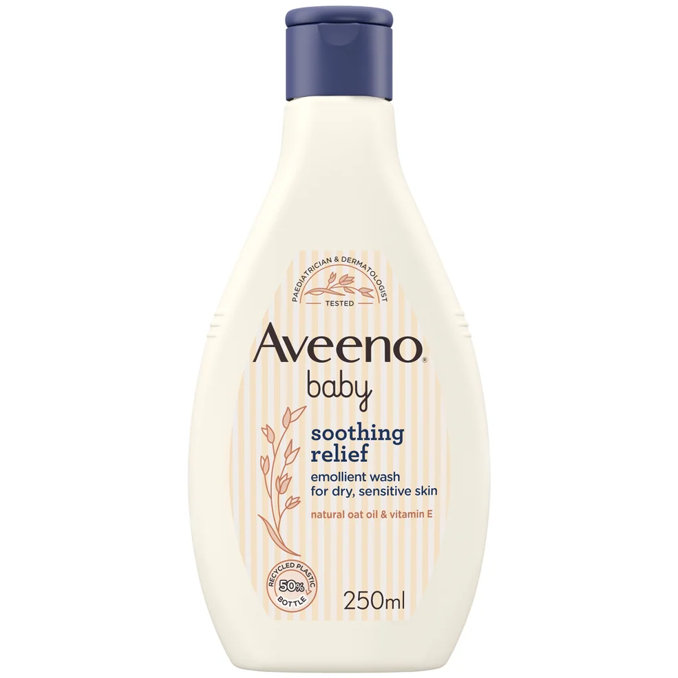 Aveeno Baby Soothing Relief Emollient Wash 250ml Afbeelding 1
