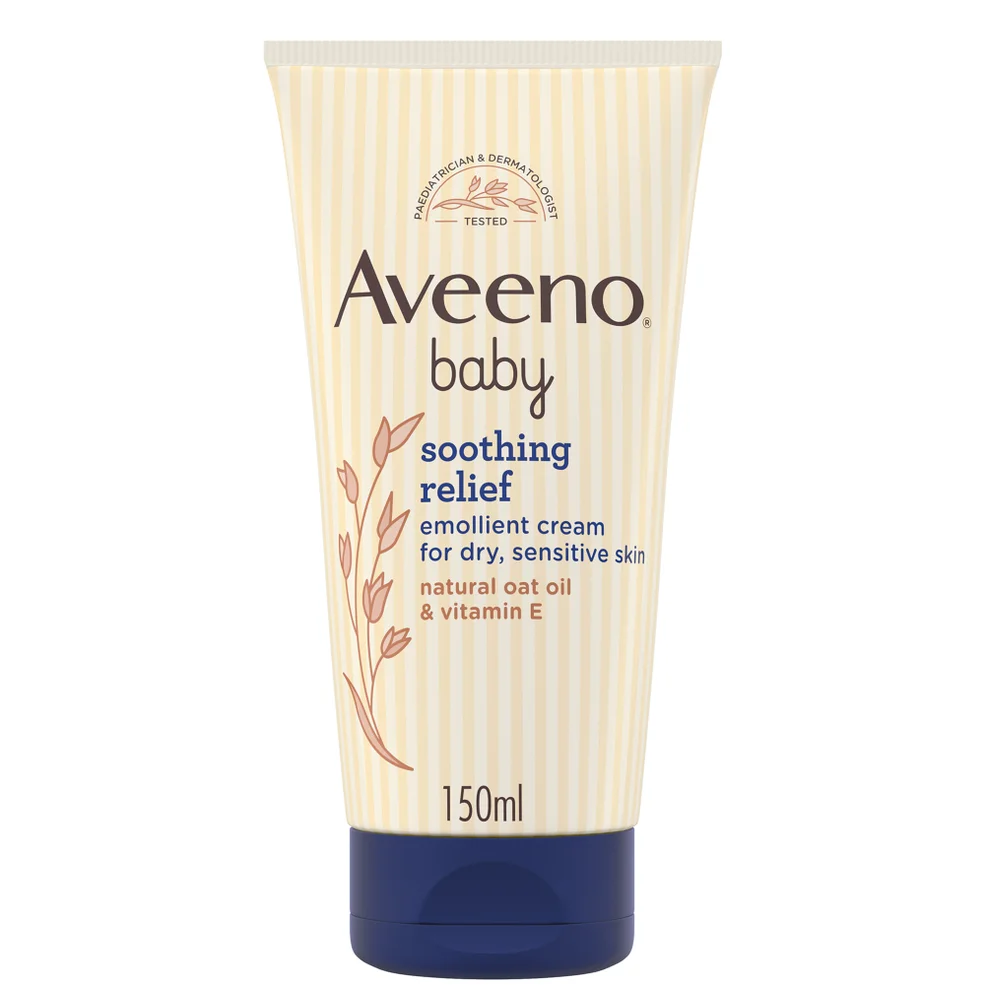 Aveeno Baby Soothing Relief Emollient Cream 150ml Afbeelding 1