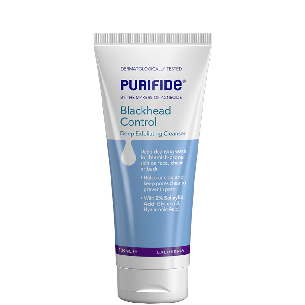 PURIFIDE by Acnecide Blackhead Control Deep Exfoliating Cleanser 120ml Afbeelding 1