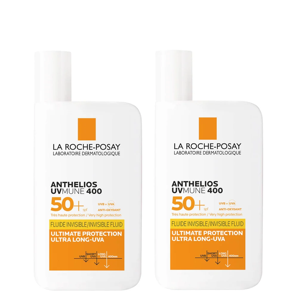 La Roche-Posay Anthelios UVMune 400 Invisible Fluid SPF50+ Sun Cream Duo Afbeelding 1