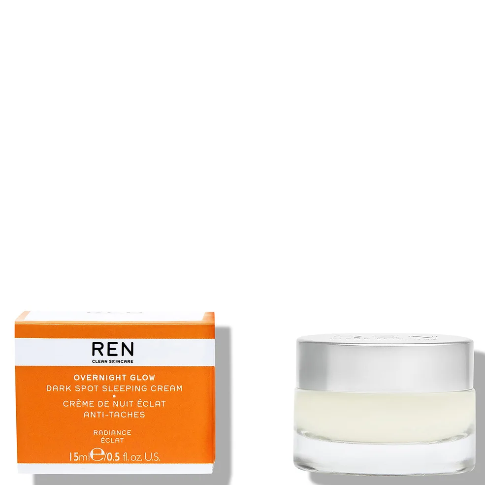 REN Clean Skincare Overnight Glow Nachtcrème tegen Oudersdomsvlekken 15ml Afbeelding 1