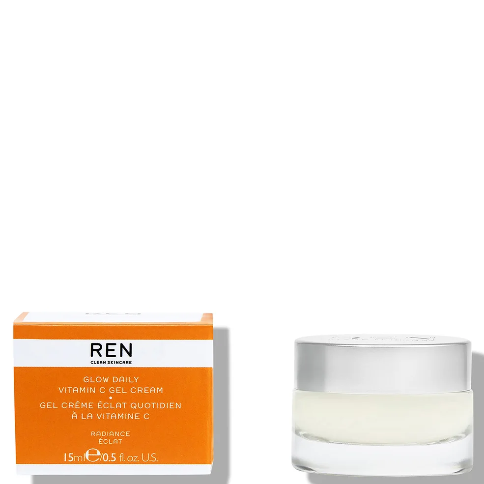 REN Clean Skincare Glow Daily Vitamin C Gel Cream 15ml Afbeelding 1