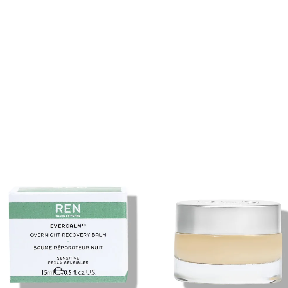 REN Clean Skincare Evercalm Overnight Recovery Balsem 15ml Afbeelding 1