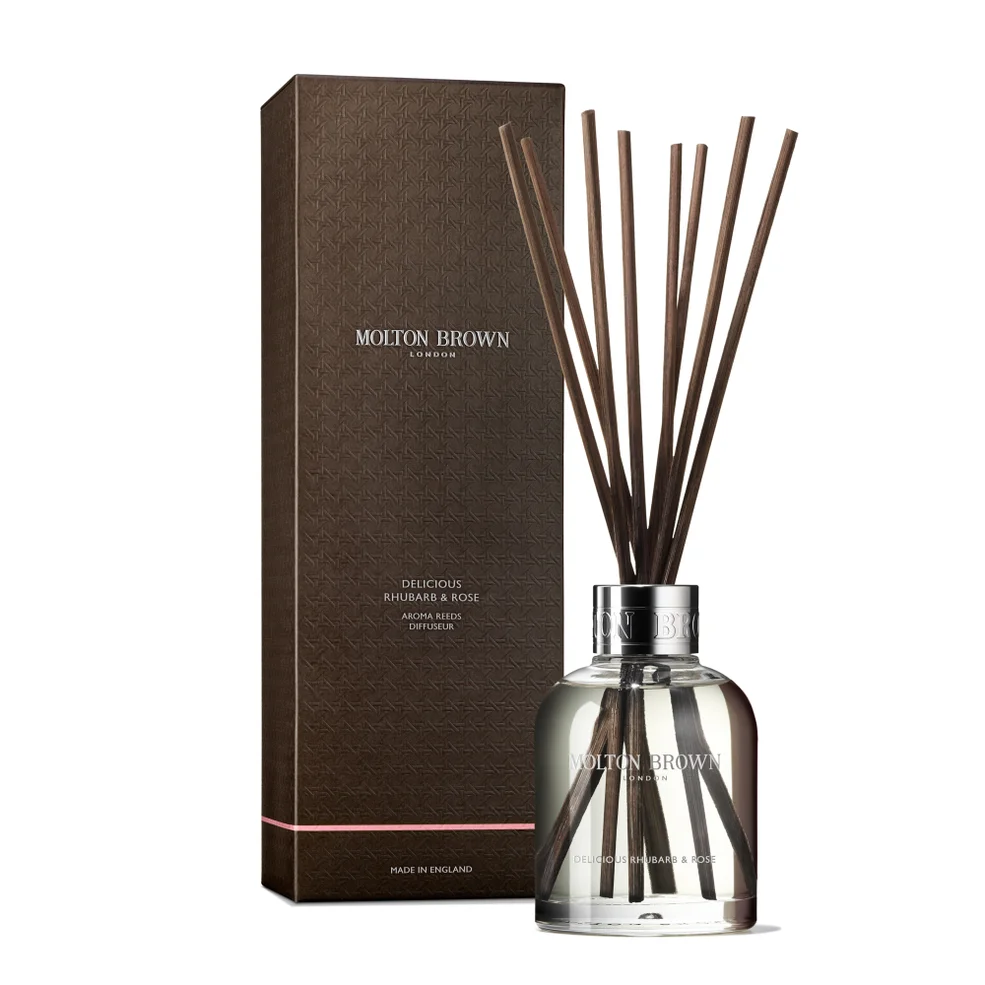 Molton Brown Delicious Rhubarb and Rose Aroma Reeds 150ml Afbeelding 1