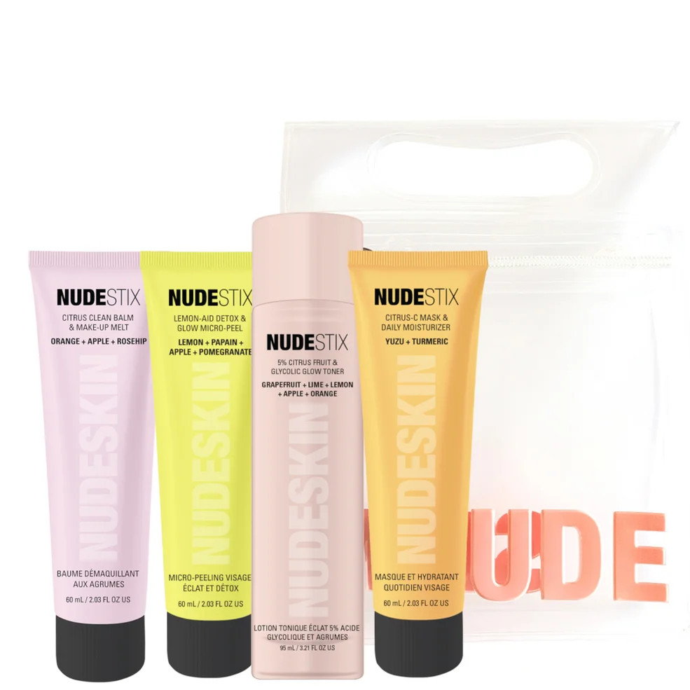 NUDESTIX Nudeskin 4-Step: Citrus Renew Set for Makeup Afbeelding 1