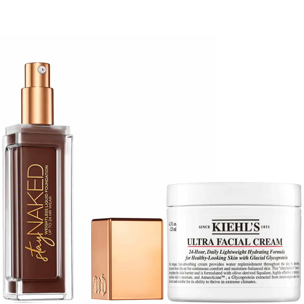 Urban Decay Stay Naked Foundation x Kiehl's Ultra Facial Cream 125ml Bundle Afbeelding 1