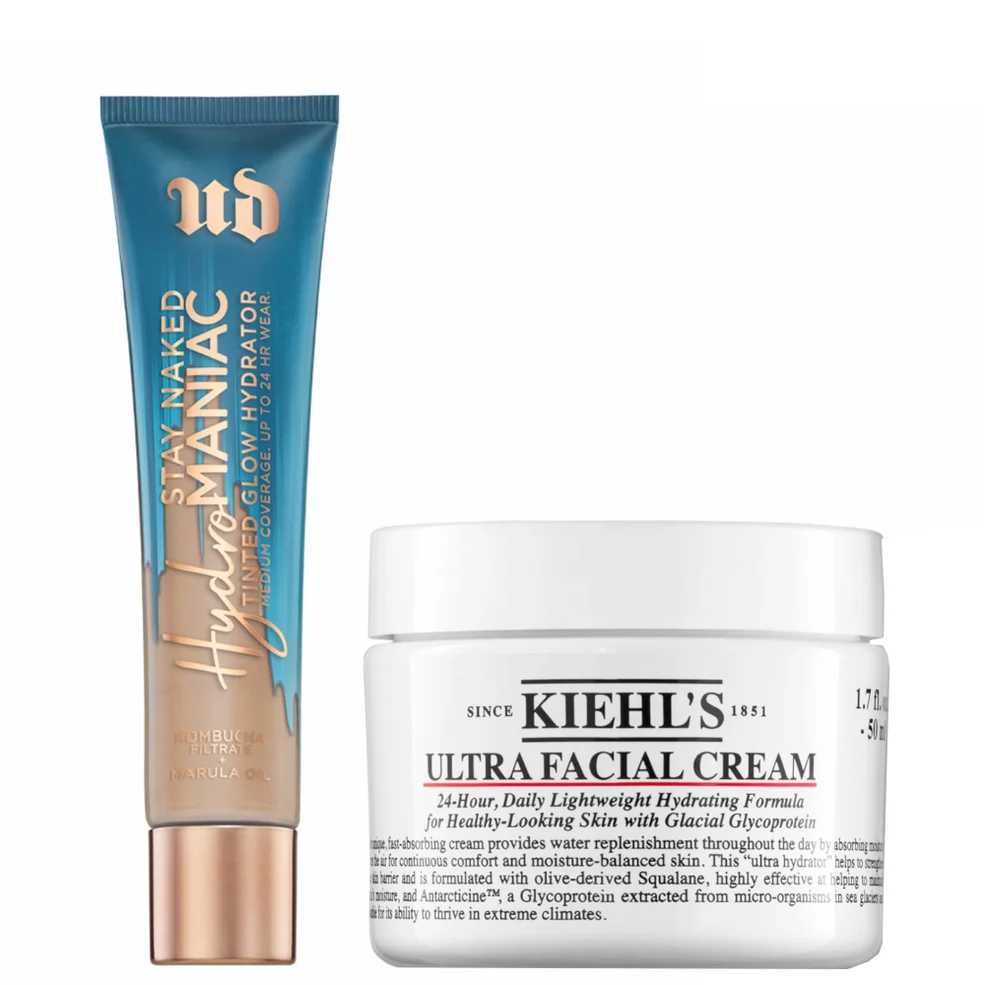 Urban Decay Hydromaniac Tinted Glow x Kiehl's Ultra Facial Cream 50ml Bundle (Diverse Tinten) Afbeelding 1