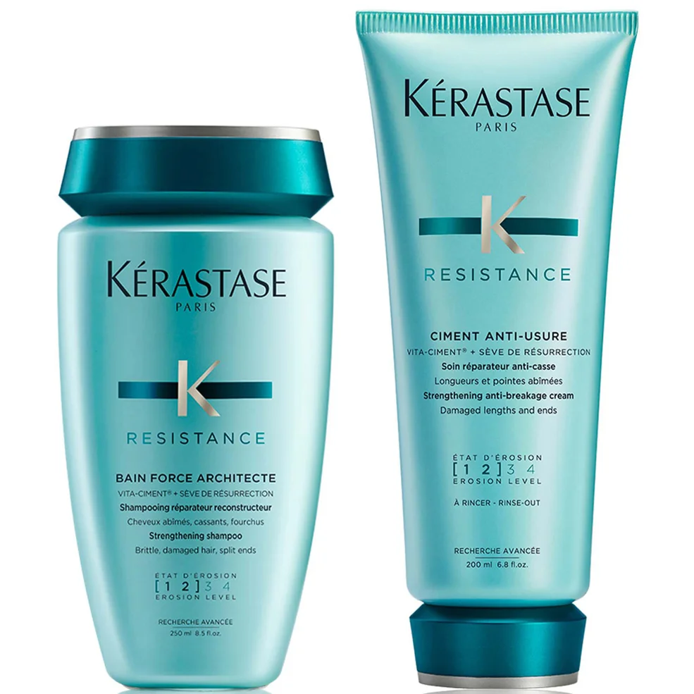 Kérastase Resistance Strengthening Duo For Fine To Medium Hair Afbeelding 1