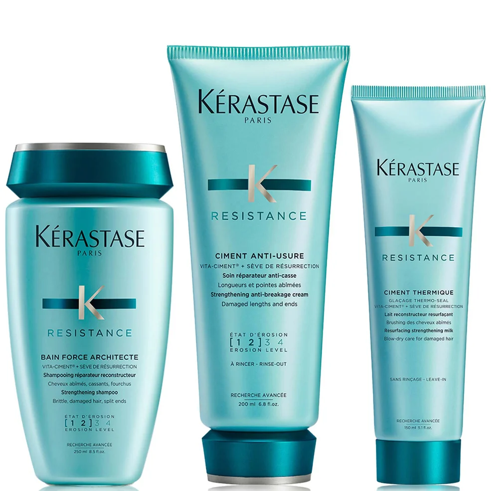 Kérastase Resistance Strengthening Trio For Fine to Medium Hair Afbeelding 1