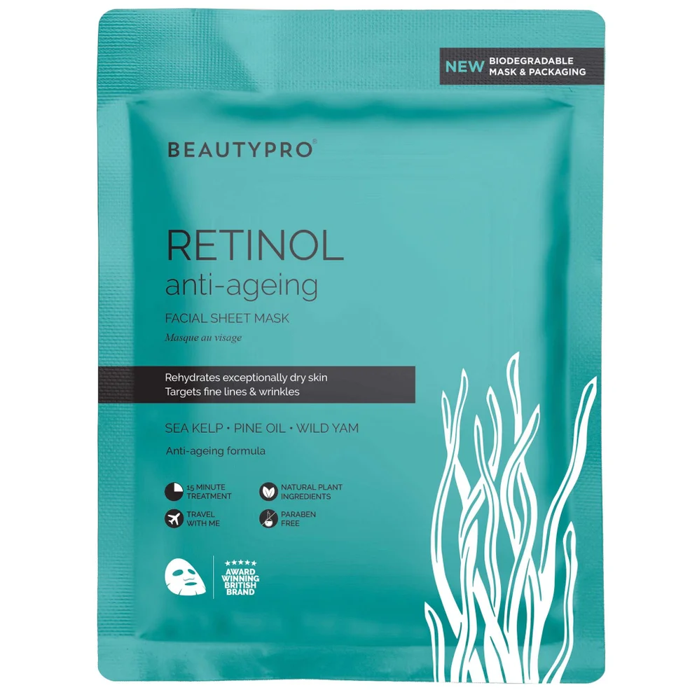 BEAUTYPRO Retinol Face Mask 22ml Afbeelding 1