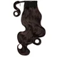 LullaBellz Grande 26" Blow Dry Wraparound Pony Dark Brown