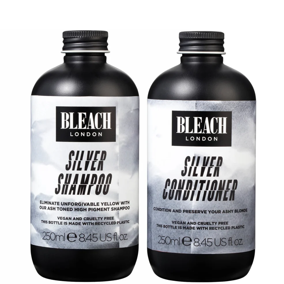 BLEACH LONDON Silver Shampoo and Conditioner Duo Afbeelding 1