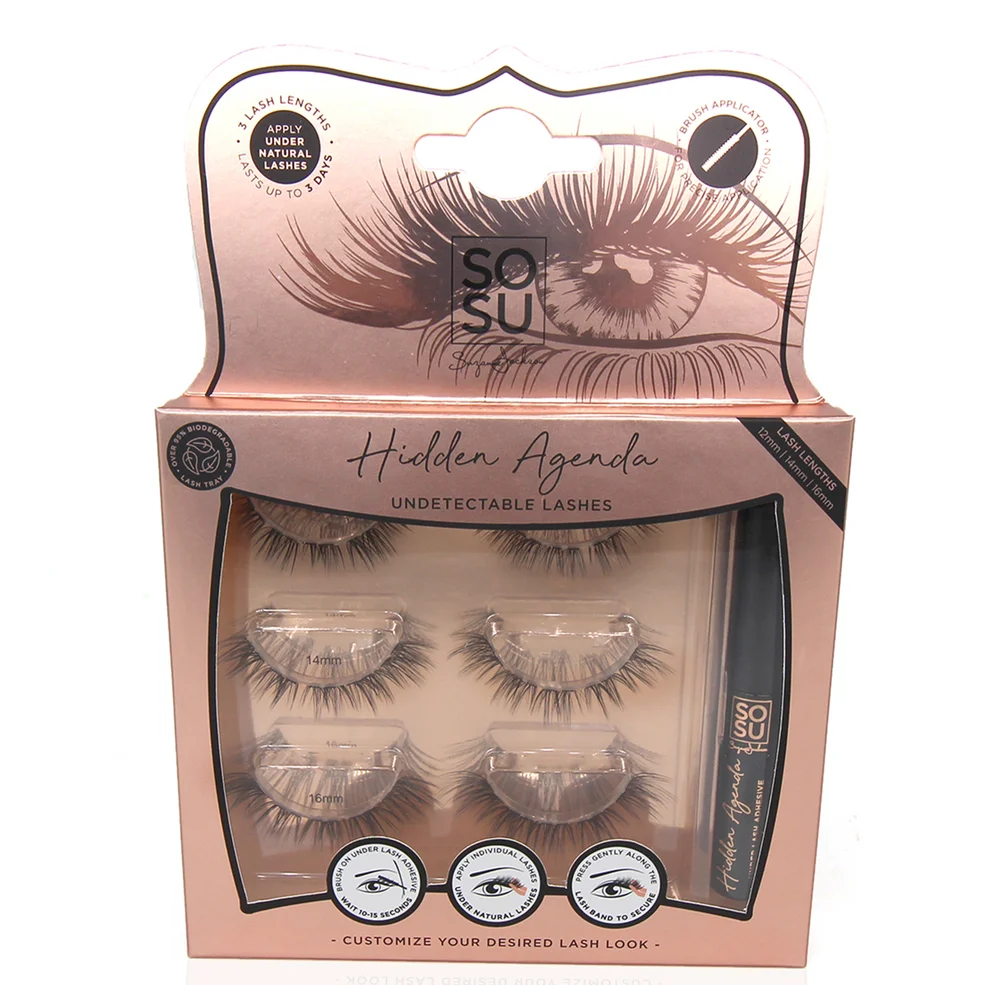 SOSU Hidden Agenda Undetectable Lashes Longer Lengths Afbeelding 1