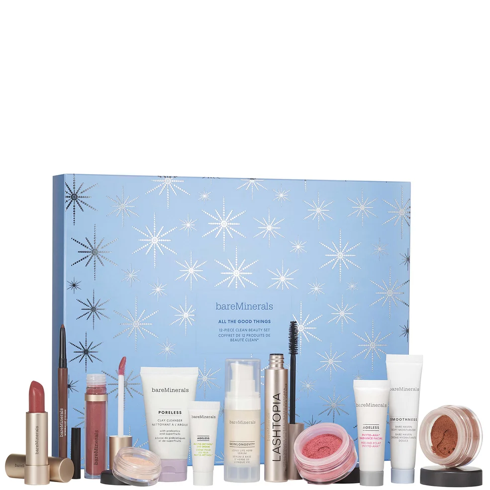 bareMinerals All The Good Things Exclusive 12-Piece Skincare and Makeup Set Afbeelding 1