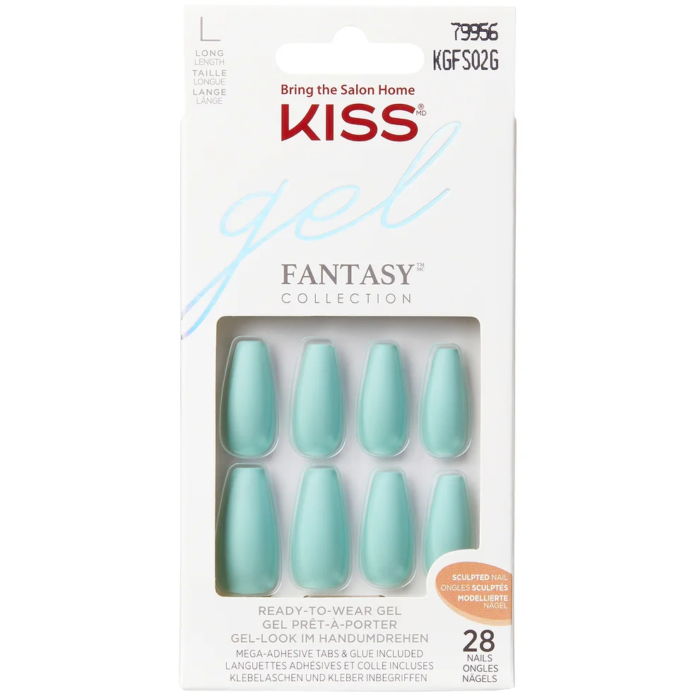 KISS Gel Fantasy Sculpted Nagels (Diverse Tinten) - Tint:#aae1de||Back It Up Afbeelding 1