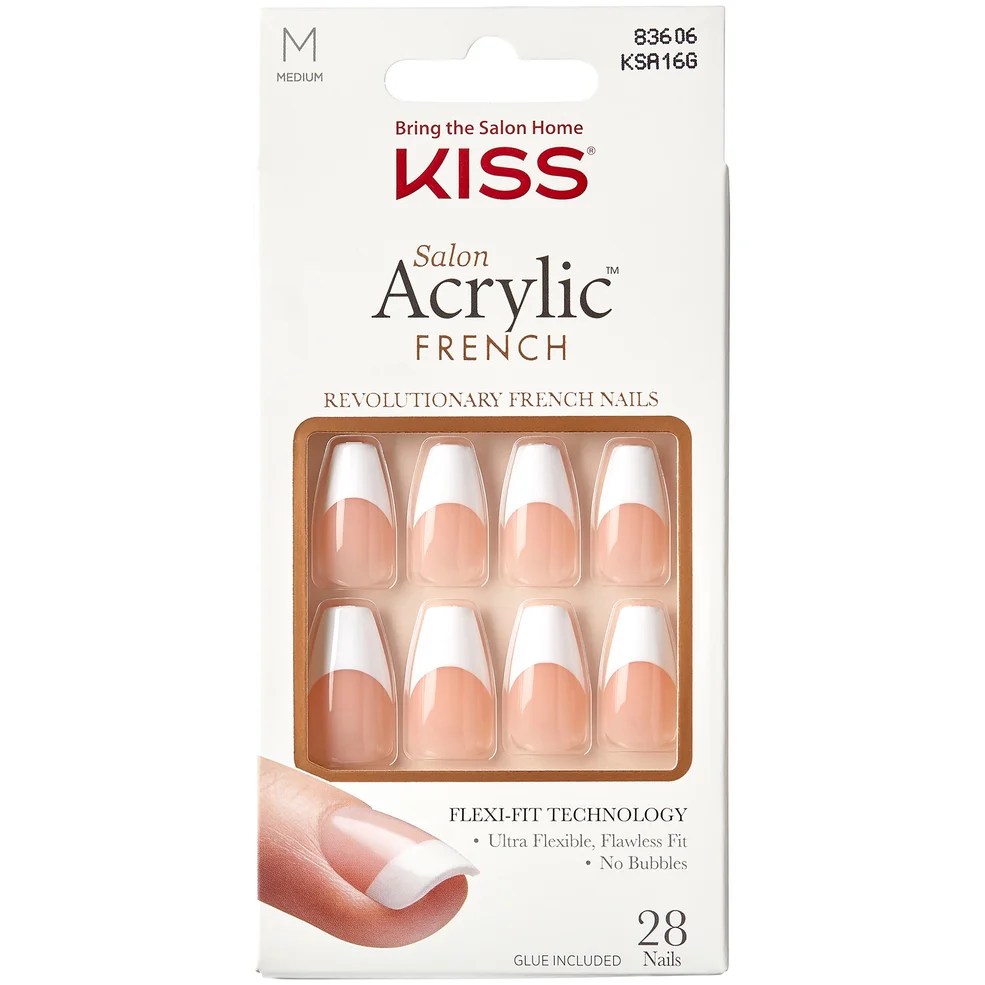 KISS Salon Acryl Nagelkit - Je T'aime Afbeelding 1