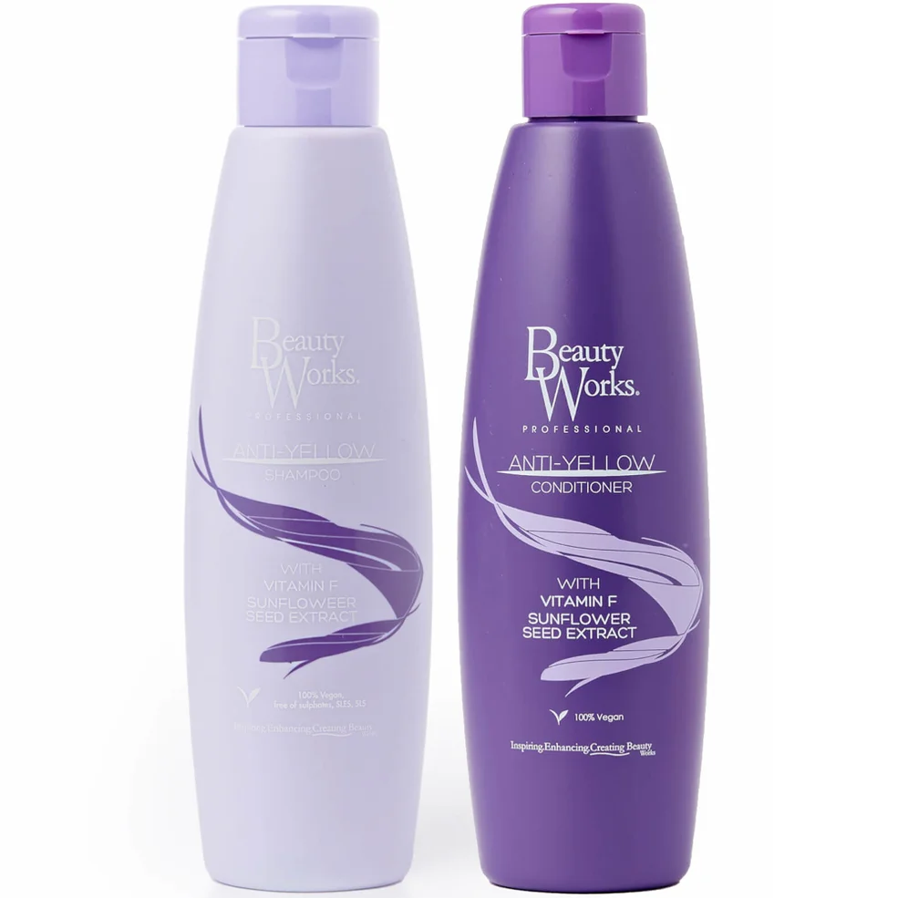 Beauty Works Anti Yellow Shampoo and Conditioner Bundle Afbeelding 1