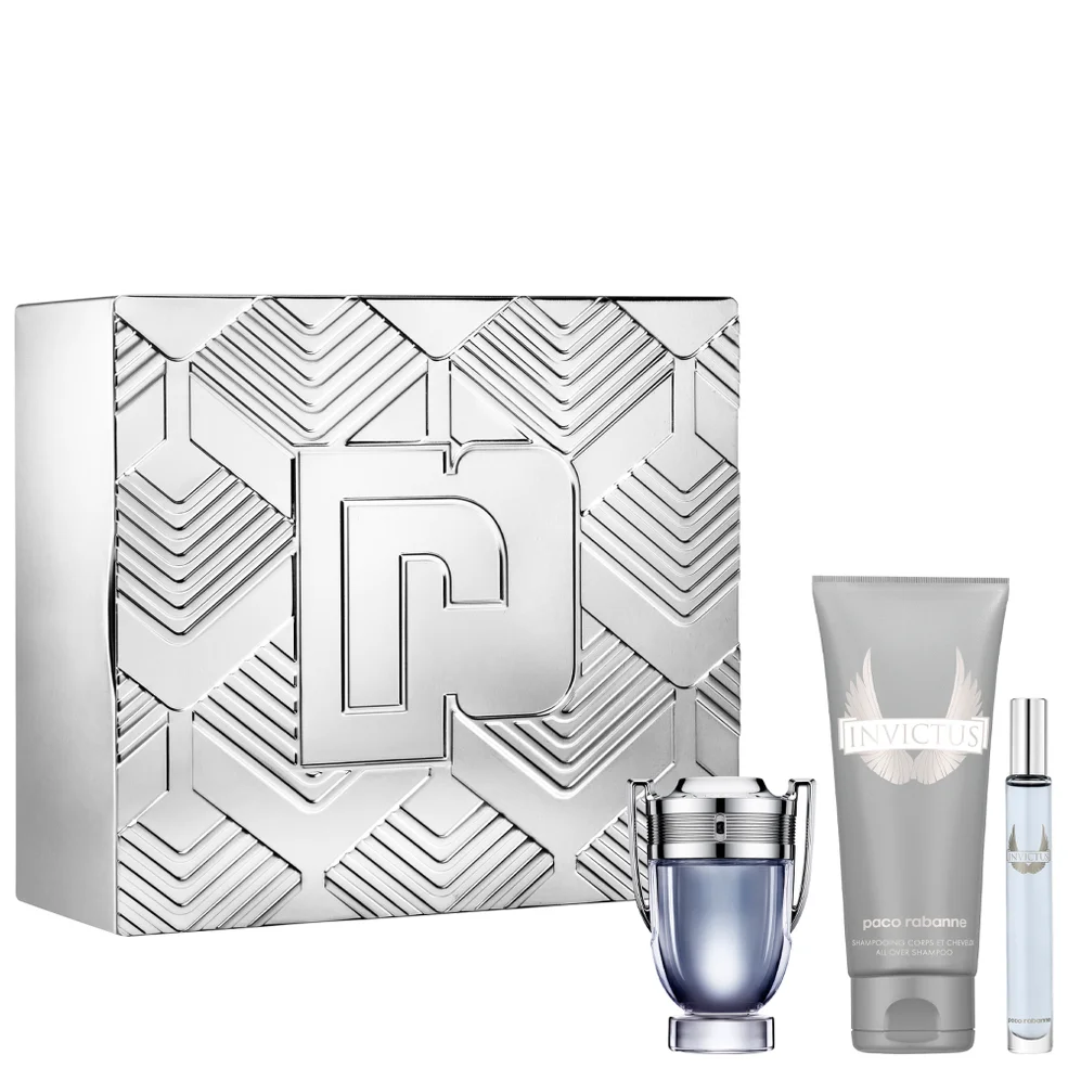 Paco Rabanne Invictus 50ml Eau De Toilette Coffret Afbeelding 1