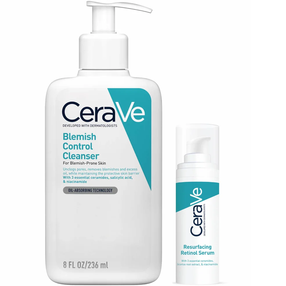 CeraVe Cleanse and Smooth Duo for Blemish-Prone Skin Afbeelding 1