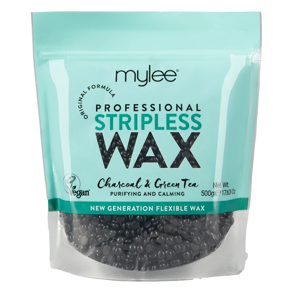 Mylee Charcoal and Green Tea Stripless Wax 500g Afbeelding 1