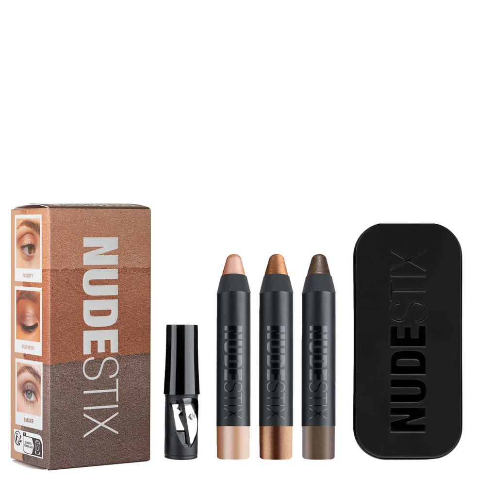NUDESTIX Nude Metallic Eye Mini Set van 3 Stuks Afbeelding 1