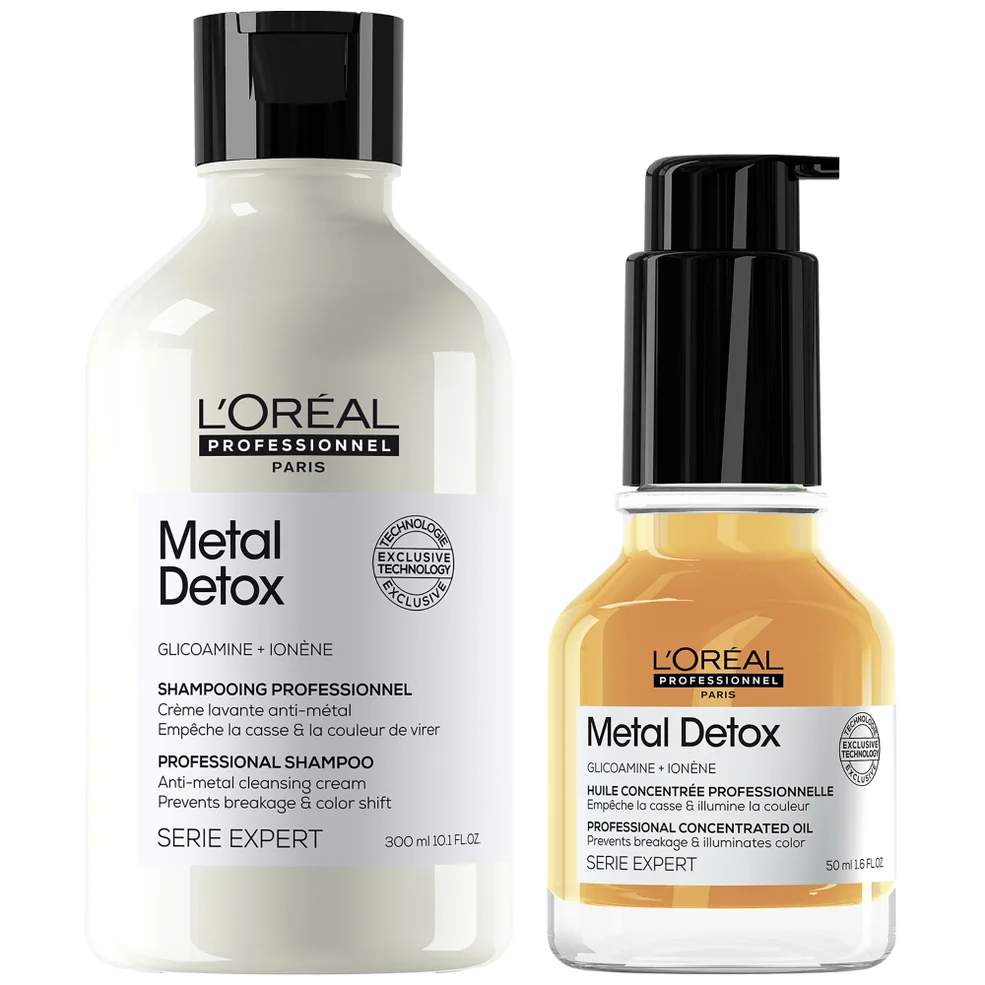 L'Oréal Professionnel Metal Detox Oil and Shampoo Bundle Afbeelding 1