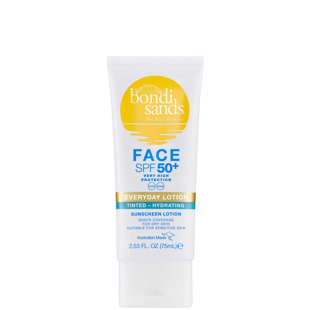 Bondi Sands SPF 50+ Geurvrije 3 Star Hydraterende Getinte Gezichtslotion 75 ml Afbeelding 1