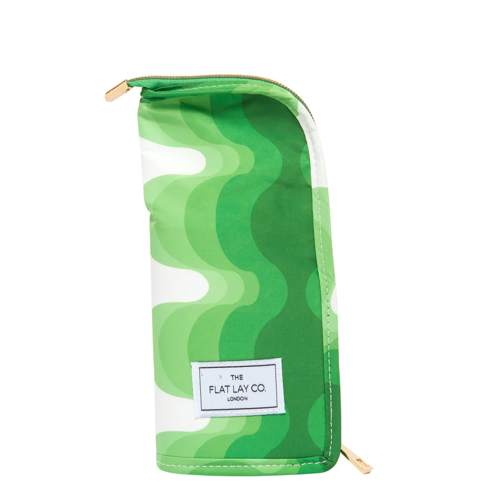 The Flat Lay Co. Standing Brush Case - Vibey Green Afbeelding 1