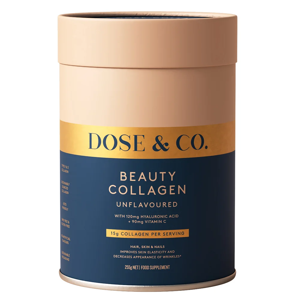 Dose & Co Beauty Collagen with Hyaluronic Acid and Vitamin C Powder 255g Afbeelding 1