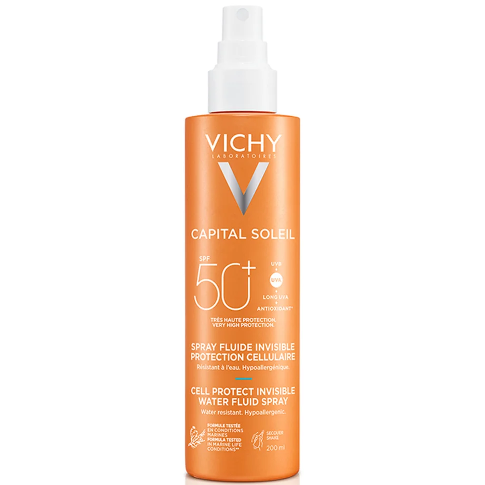 Vichy Capital Soleil Celbeschermende Onzichtbare Hoge UVA en UVB Zonbeschermingsspray SPF50+ 200 ml Afbeelding 1