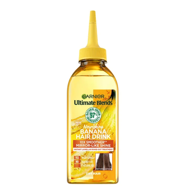 Garnier Ultimate Blends Nourishing Banana Hair Drink Vloeibare Conditioner voor Droog Haar 200 ml