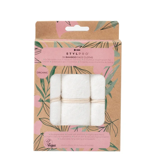 StylPro Gezichtsdoekjes met Bamboe Set van 3