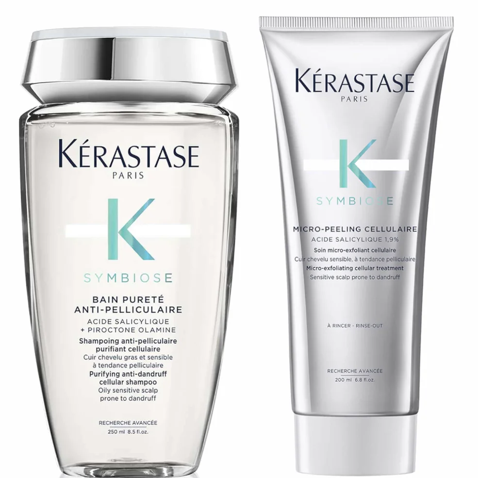 Kérastase Symbiose Anti-Dandruff Exfoliate and Cleanse Duo for Oily Scalps Afbeelding 1