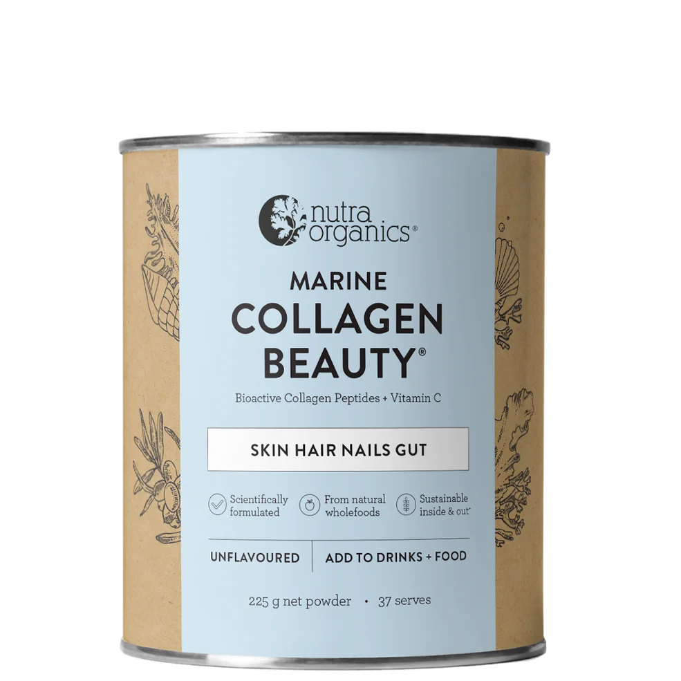 Nutra Organics Marine Collagen Beauty Supplements 225g Afbeelding 1