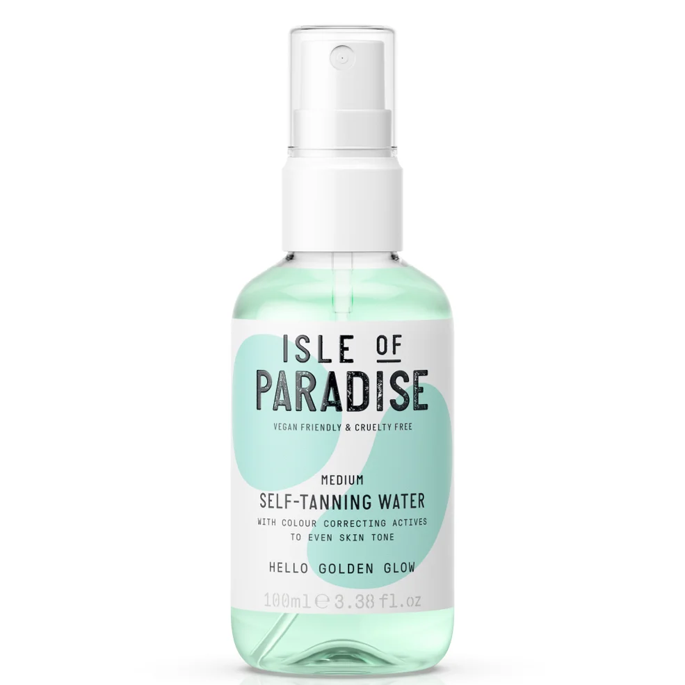 Isle of Paradise Self-Tanning Water - Medium 100ml Afbeelding 1