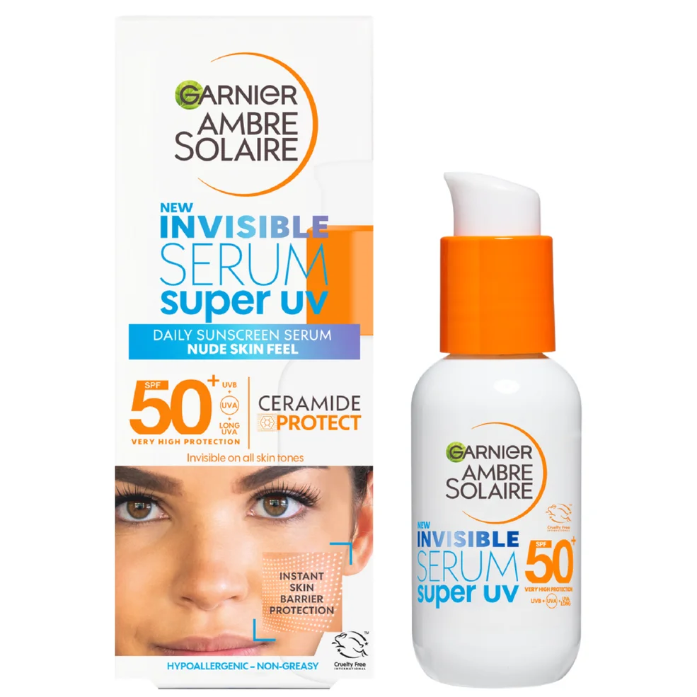 Garnier Ambre Solaire SPF 50+ Super UV Onzichtbaar Gezichtsserum 30 ml Afbeelding 1
