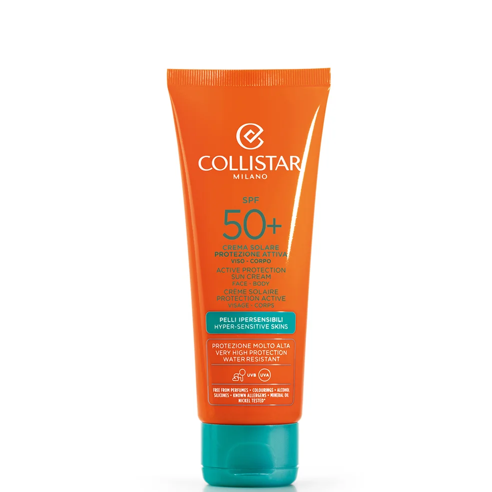 Collistar Actieve Bescherming Zonnebrandcrème Gezicht-Lichaam SPF 50+ 100 ml Afbeelding 1