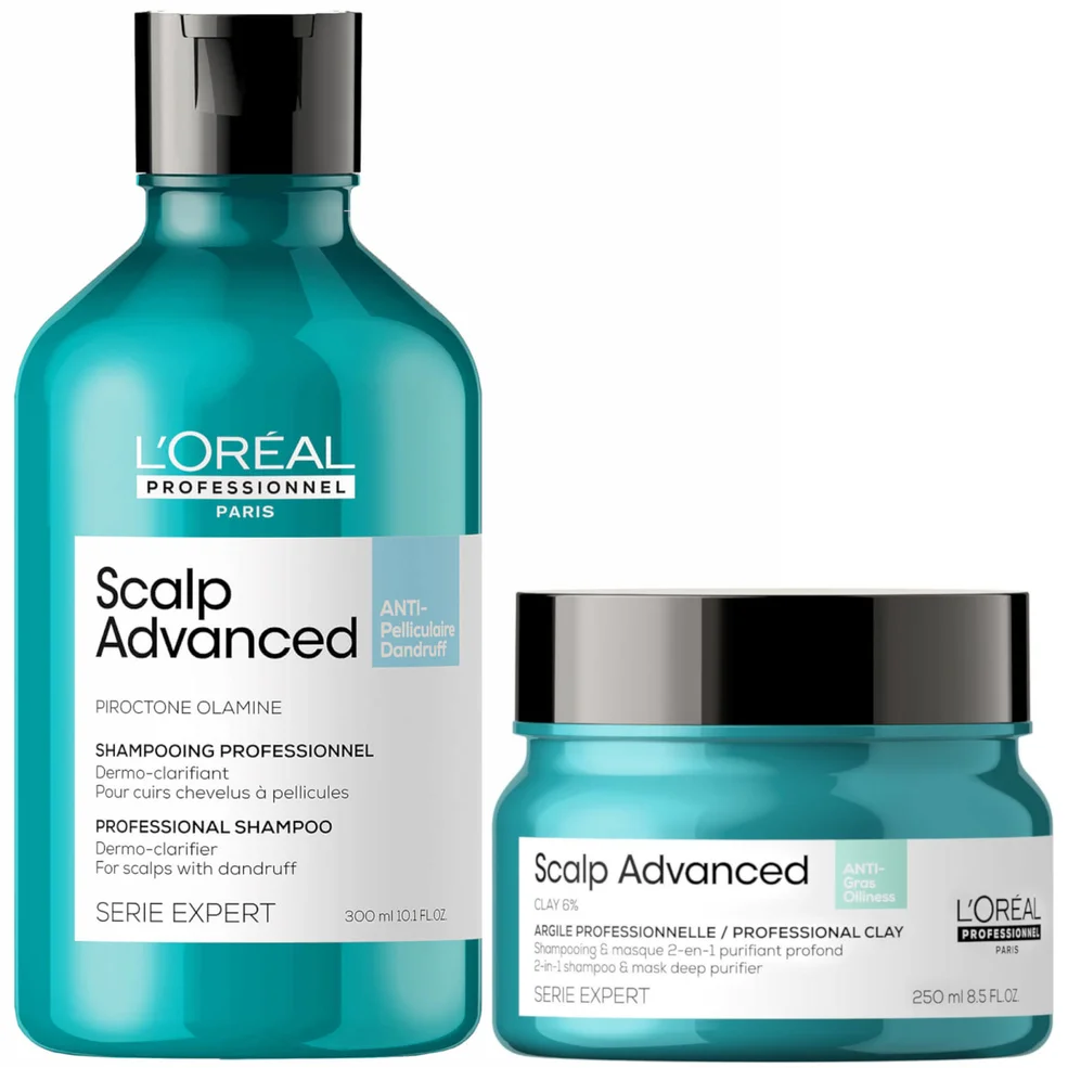 L'Oréal Professionnel Serié Expert Scalp Advanced Anti-Dandruff Shampoo and Mask Routine for Oily Dandruff Hair Afbeelding 1