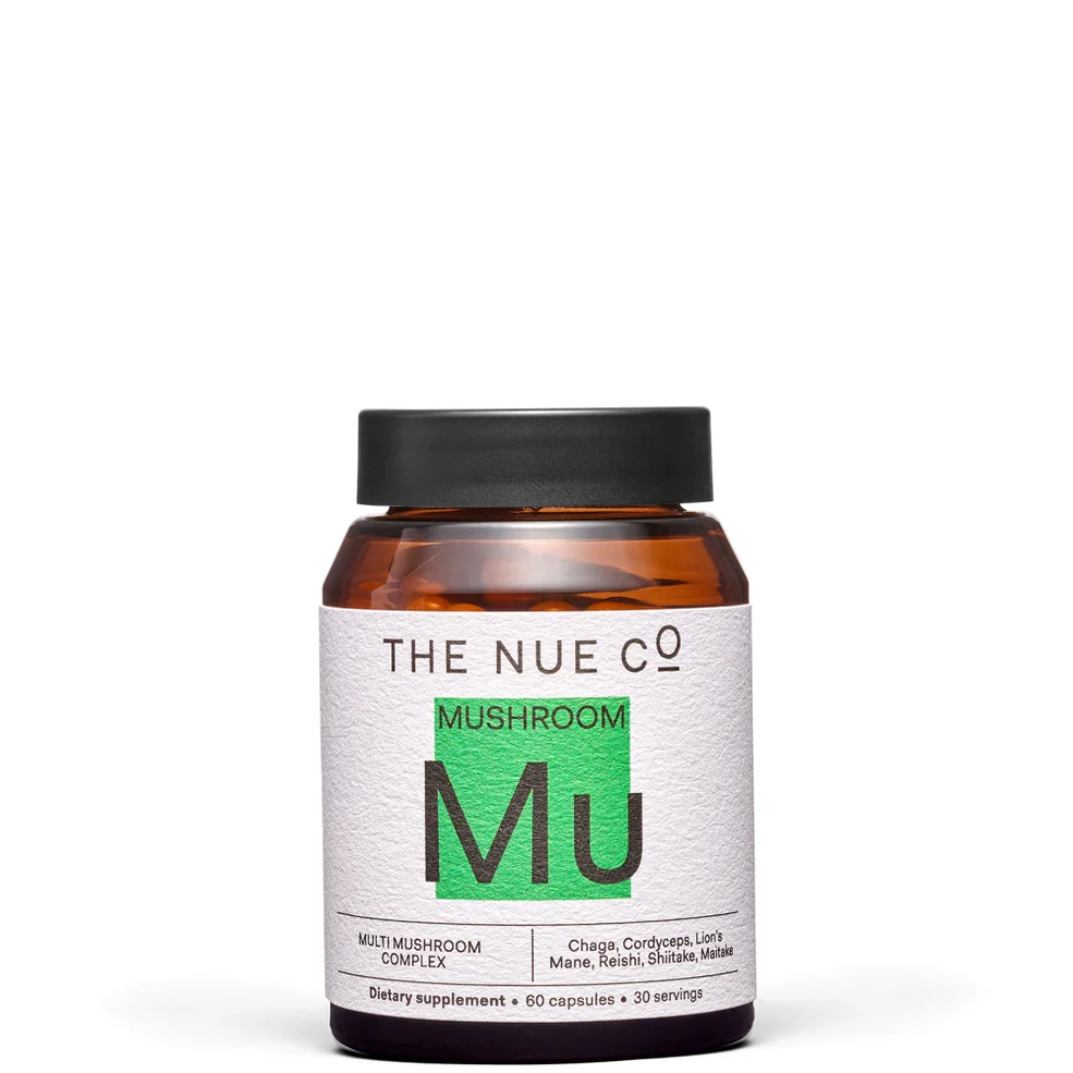 The Nue Co. Multi Mushroom Complex Supplement To Increase Focus (60 Capsules) Afbeelding 1