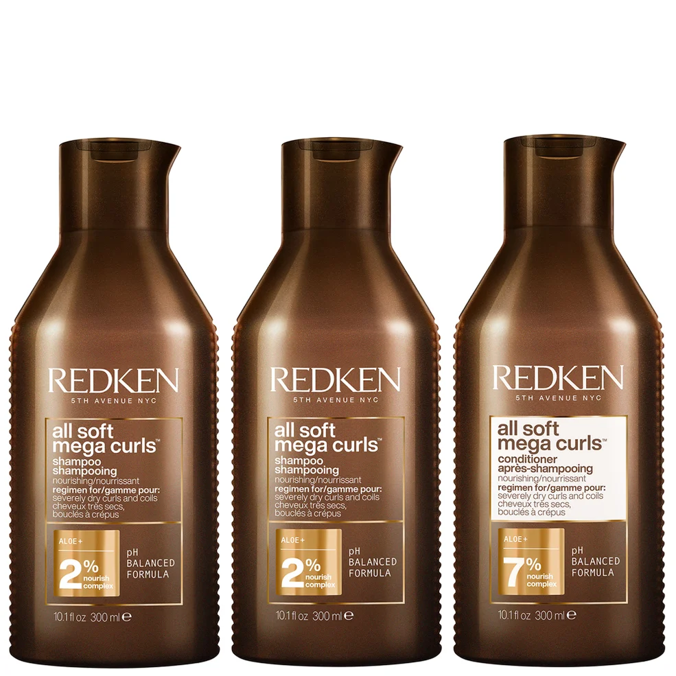 Redken All Soft Mega Curl Hydrating and Nourishing Shampoo Duo with Conditioner for Curly and Coily Hair Afbeelding 1