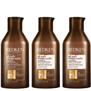 Redken All Soft Mega Curl Hydrating and Nourishing Shampoo with Conditioner Duo for Curly and Coily Hair - undefined undefined