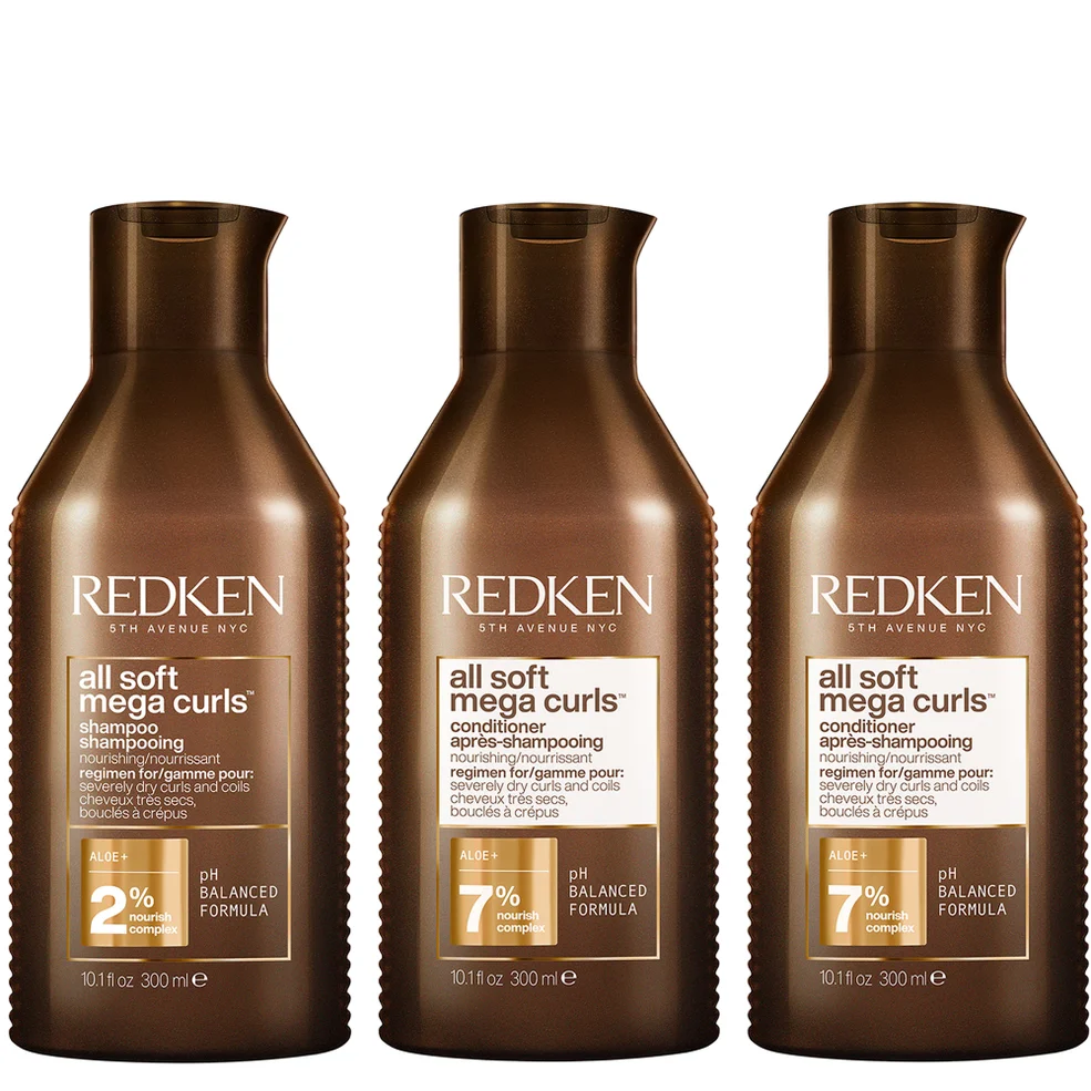 Redken All Soft Mega Curl Hydrating and Nourishing Shampoo with Conditioner Duo for Curly and Coily Hair Afbeelding 1