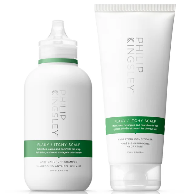 Philip Kingsley Schilferige/Jeukende Hoofdhuid Shampoo 250 ml en Conditioner 200 ml Duo