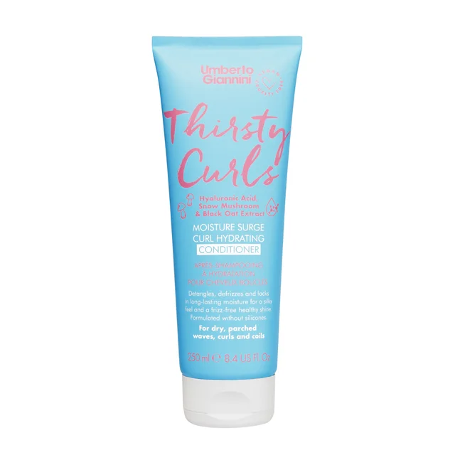 Umberto Giannini Thirsty Curls Moisture Surge Hydraterende Conditioner voor Krullend Haar 250 ml