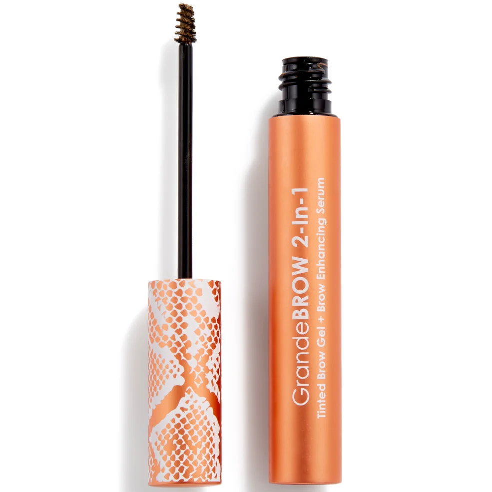 GRANDE Cosmetics GrandeBROW 2-in-1 Getinte Wenkbrauwgel en Wenkbrauwaanzettend Serum 3,5 ml (Verschillende Tinten) Afbeelding 1