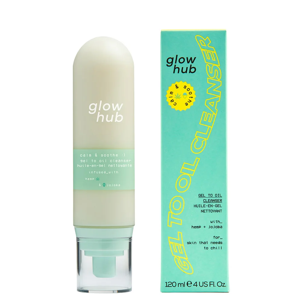 Glow Hub Calm & Soothe Gel to Oil Cleanser 120ml Afbeelding 1