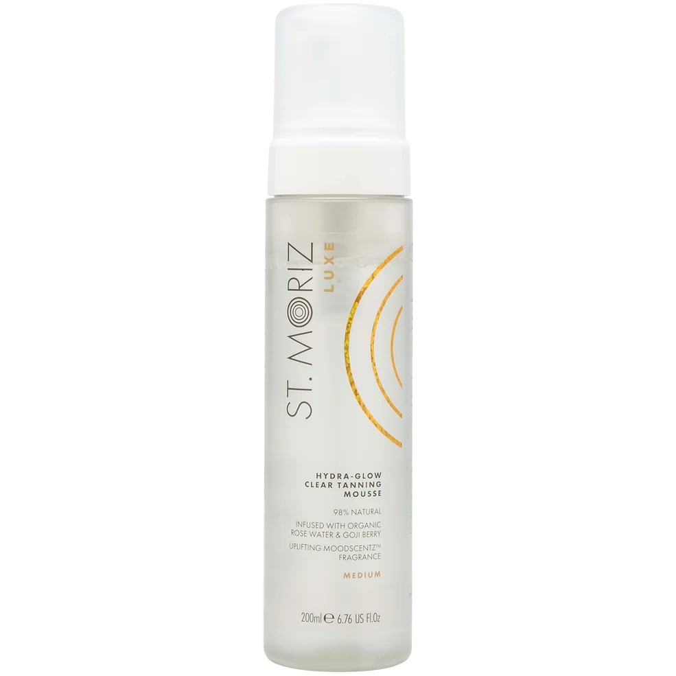 St. Moriz Luxe Hydra-Glow Clear Tanning Mousse - Medium 200ml Afbeelding 1
